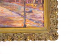 19th Century Wood Frame Oil Canvas Wall Painting - 2823860