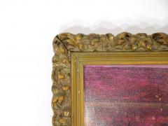 19th Century Wood Frame Oil Canvas Wall Painting - 2823861