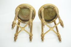 19th Century Wood Framed Onyx Top Side Tables - 2256514