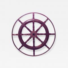 19th Century Wooden Ship Wheel - 2802373