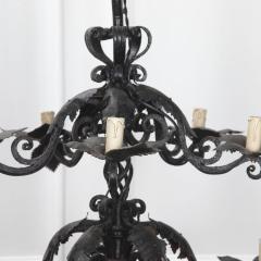 19th Century Wrought Iron Chandelier - 3642095