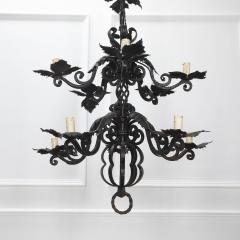 19th Century Wrought Iron Chandelier - 3642102