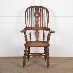 19th Century Yorkshire Broad Windsor Armchair - 3611734