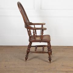 19th Century Yorkshire Broad Windsor Armchair - 3611777