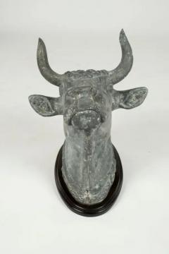 19th Century Zinc Bulls Head Butchers Sign - 3533041