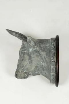 19th Century Zinc Bulls Head Butchers Sign - 3533122