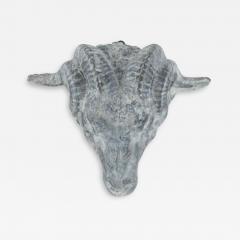 19th Century Zinc Rams Head - 3536307