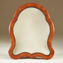 19th Century decorative walnut dressing table mirror - 1964469