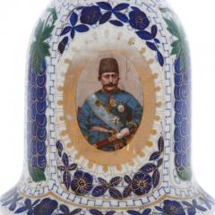 19th Century porcelain huqqa with Persian decoration - 3446641