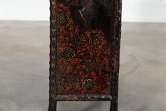 19th English Faux Bamboo Lacquered Glazed Cabinet - 4039034