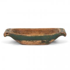 19th Swedish Serving Trough in Early Green Paint - 4456112