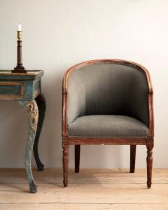 19th c Barrel Back Armchair - 4340198