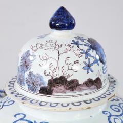 19th c Delft Lidded Urn - 4223034
