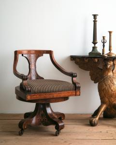 19th c Empire Desk Chair - 4339386