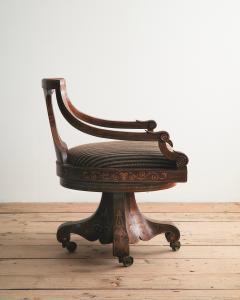 19th c Empire Desk Chair - 4339420