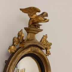 19th c English Regency Convex Mirror in Original Giltwood - 3535245