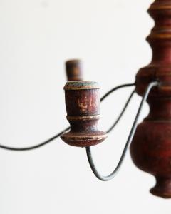 19th c Folk Art Chandelier - 4339820