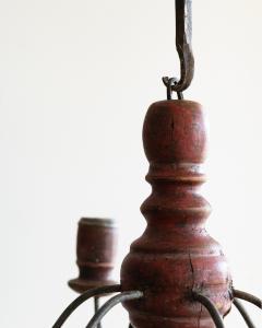 19th c Folk Art Chandelier - 4339821