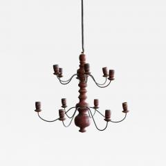 19th c Folk Art Chandelier - 4344440