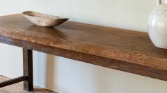 19th c French Elm Console - 4340050