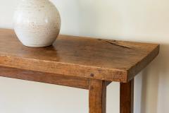 19th c French Elm Console - 4340052