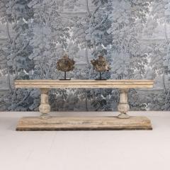 19th c French Long Console Table in Original Paint - 3964318