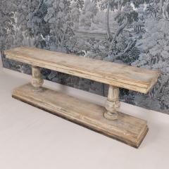 19th c French Long Console Table in Original Paint - 3964332