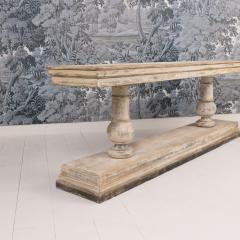 19th c French Long Console Table in Original Paint - 3964349