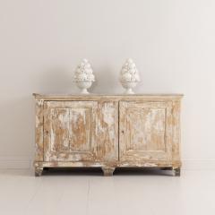 19th c French Provincial Chic Enfilade in Original Paint - 3120487
