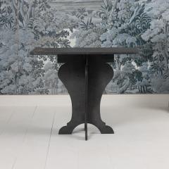 19th c French Rectangular Slate Table with Tulip Shaped Base - 4176277