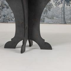 19th c French Rectangular Slate Table with Tulip Shaped Base - 4176284