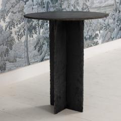 19th c French Round Slate Side Table - 4534536