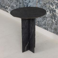19th c French Round Slate Side Table - 4534614