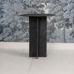 19th c French Round Slate Side Table - 4534616