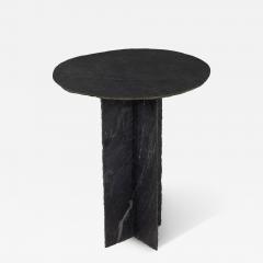 19th c French Round Slate Side Table - 4534670