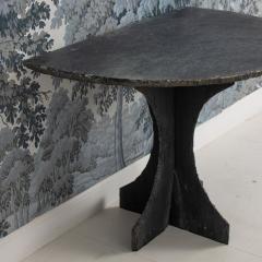19th c French Slate Demilune Console Table - 4471749