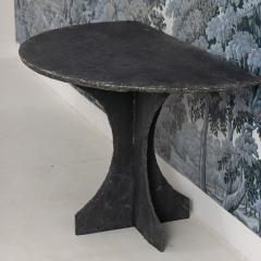 19th c French Slate Demilune Console Table - 4471751