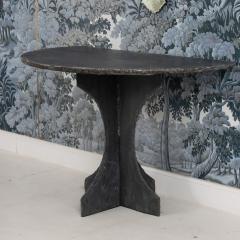 19th c French Slate Demilune Console Table - 4471755