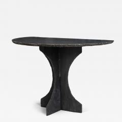 19th c French Slate Demilune Console Table - 4475545