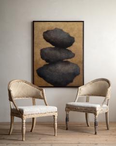 19th c Gustavian Barrel Back Armchairs - 4541202