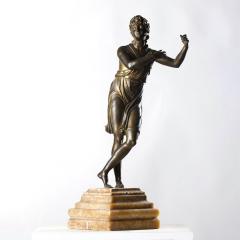 19th c Italian Gilt Bronze Apollo Figure on Alabaster Base - 4293224