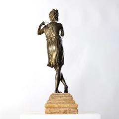 19th c Italian Gilt Bronze Apollo Figure on Alabaster Base - 4293225