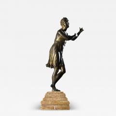 19th c Italian Gilt Bronze Apollo Figure on Alabaster Base - 4297067
