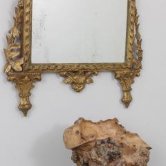 19th c Italian Giltwood Mirror with Original Mirror Plate - 3461856