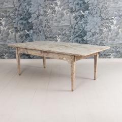 19th c Italian Table from a Convent in Original Paint - 4712809