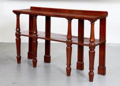 19th c Mahogany Double Shelf Etagere - 4219462