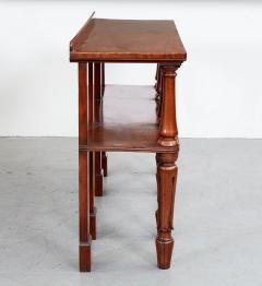 19th c Mahogany Double Shelf Etagere - 4219464