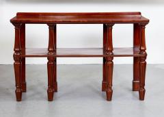 19th c Mahogany Double Shelf Etagere - 4219465