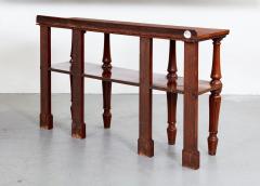 19th c Mahogany Double Shelf Etagere - 4219470