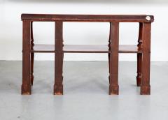 19th c Mahogany Double Shelf Etagere - 4219471